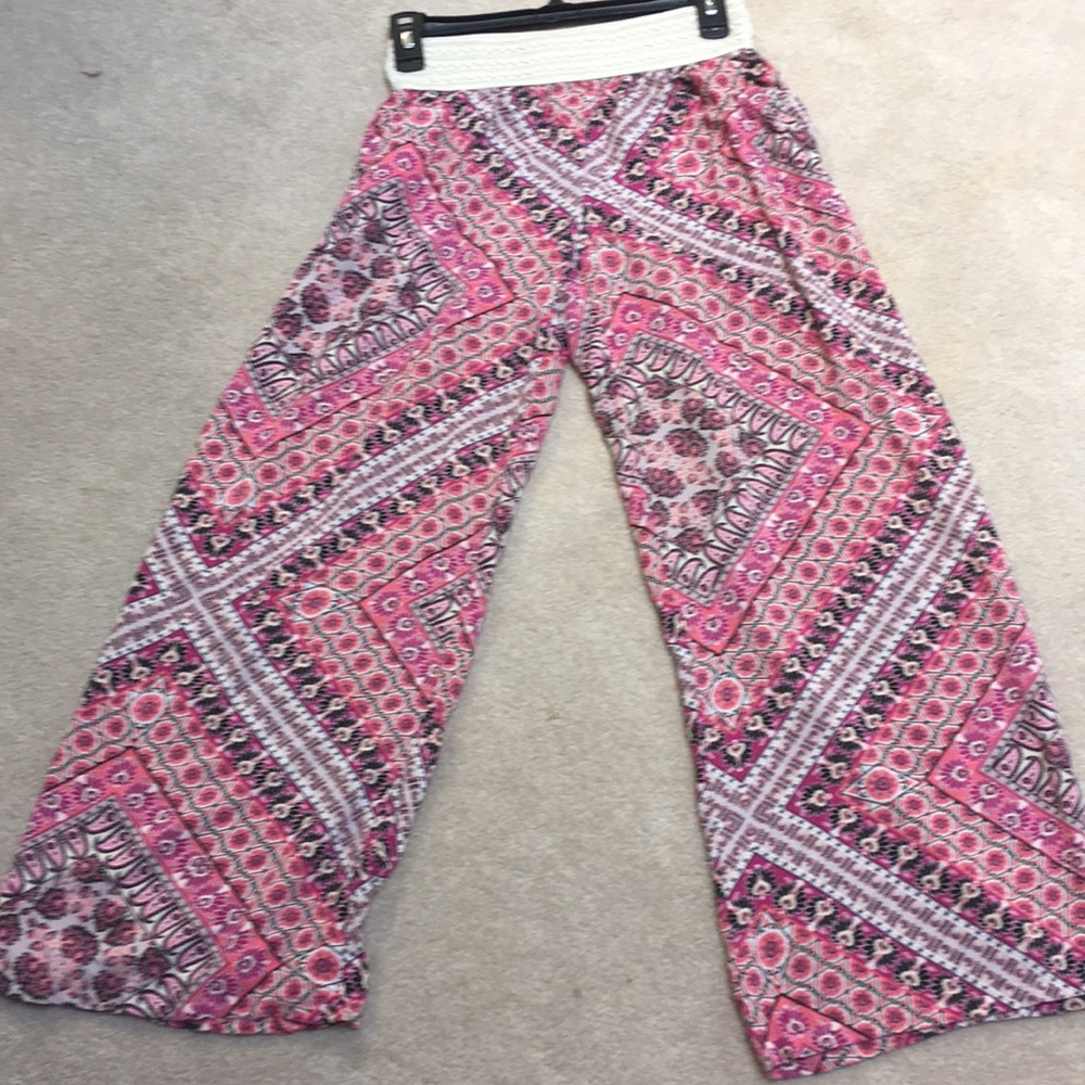 Boho Palazzo Pants Size M Joe B - Picture 3 of 8